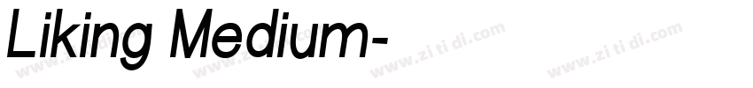 Liking Medium字体转换